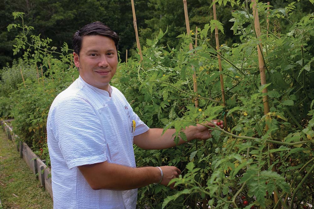 madisons-highlands-nc-chef-chris-huerta-garden