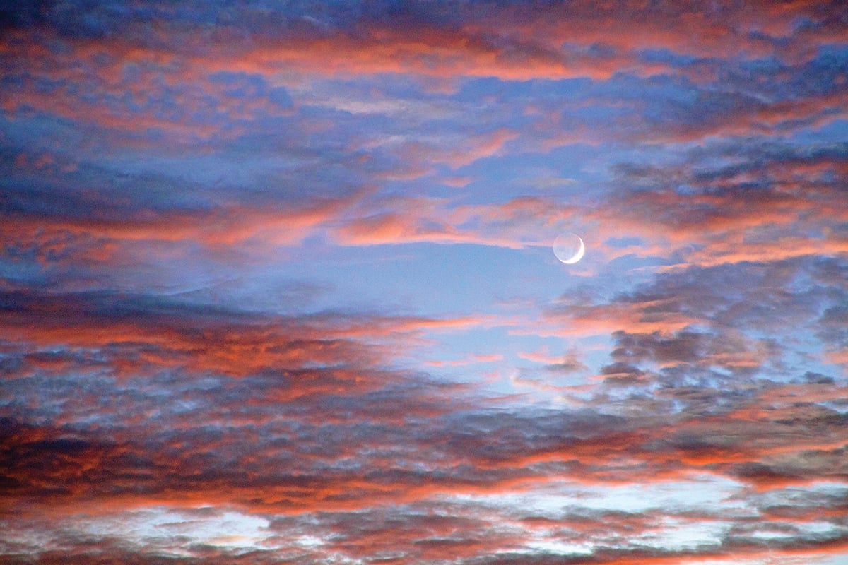 new-moon-at-sunset-cynthia-strain-highlands-nc