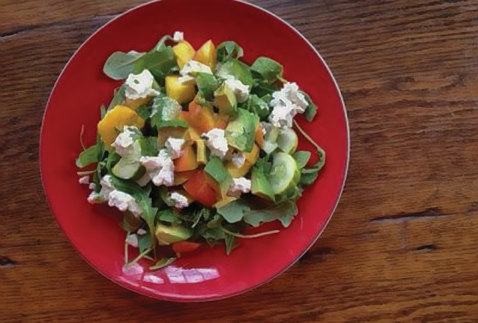 peaches-and-goat-cheese-salad