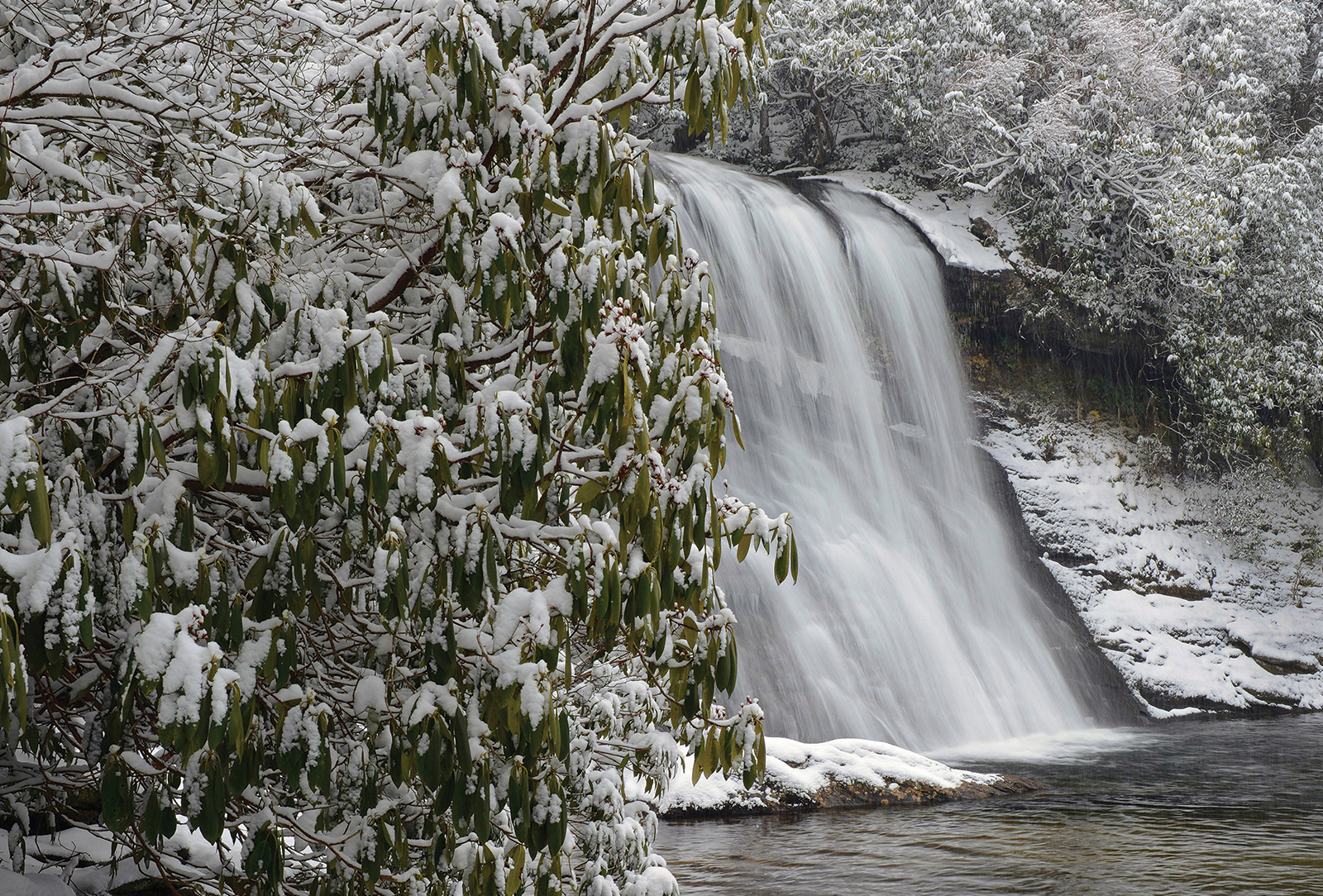 Charles Johnson Silver Run Falls Cashiers NC Waterfall