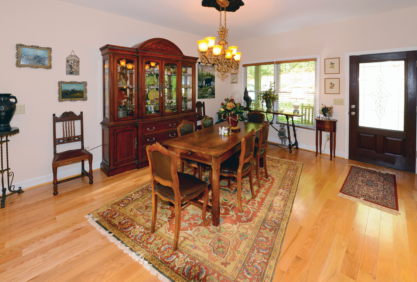 Home for sale, dining room, Highlands NC