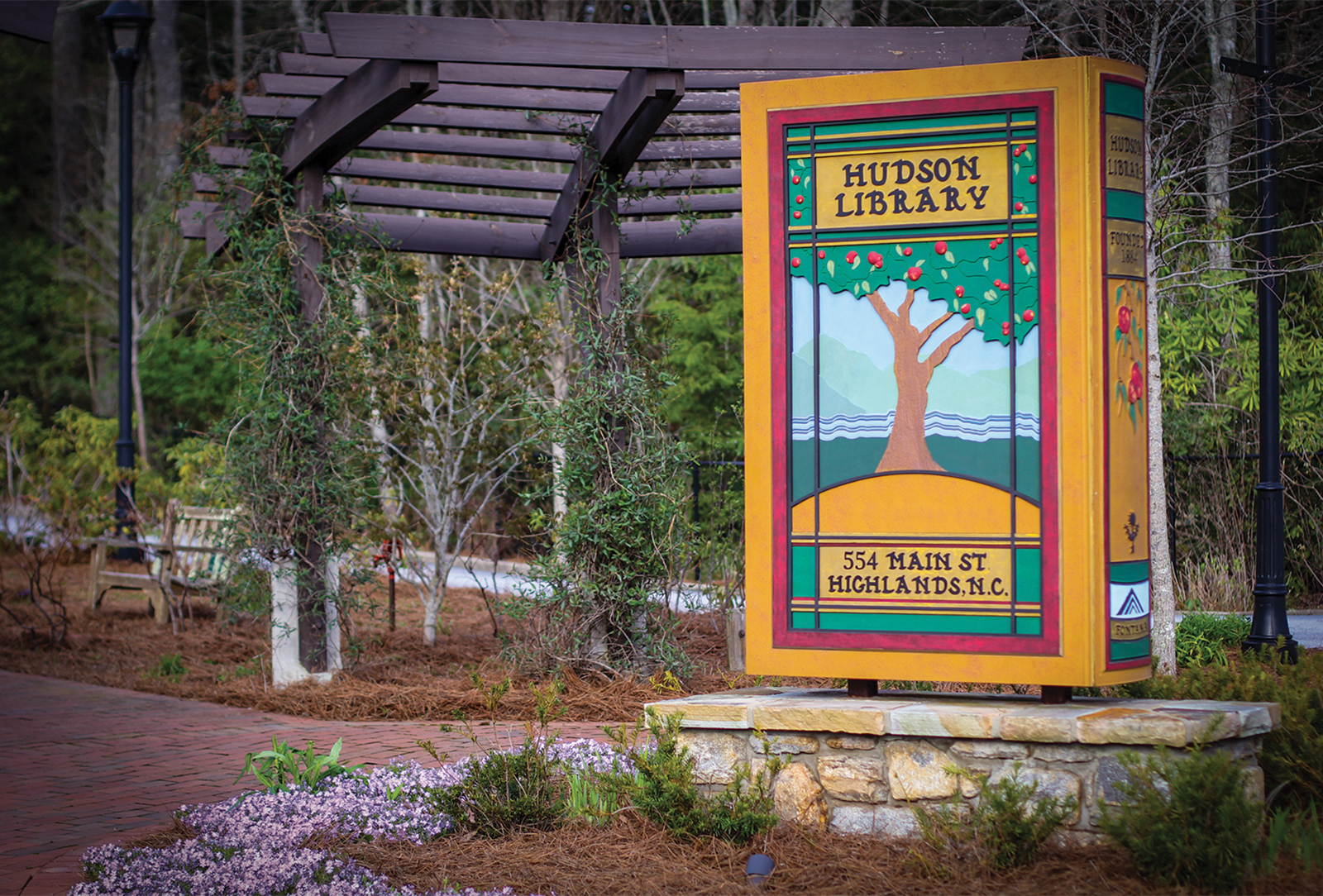 The Hudson Library in Highlands NC