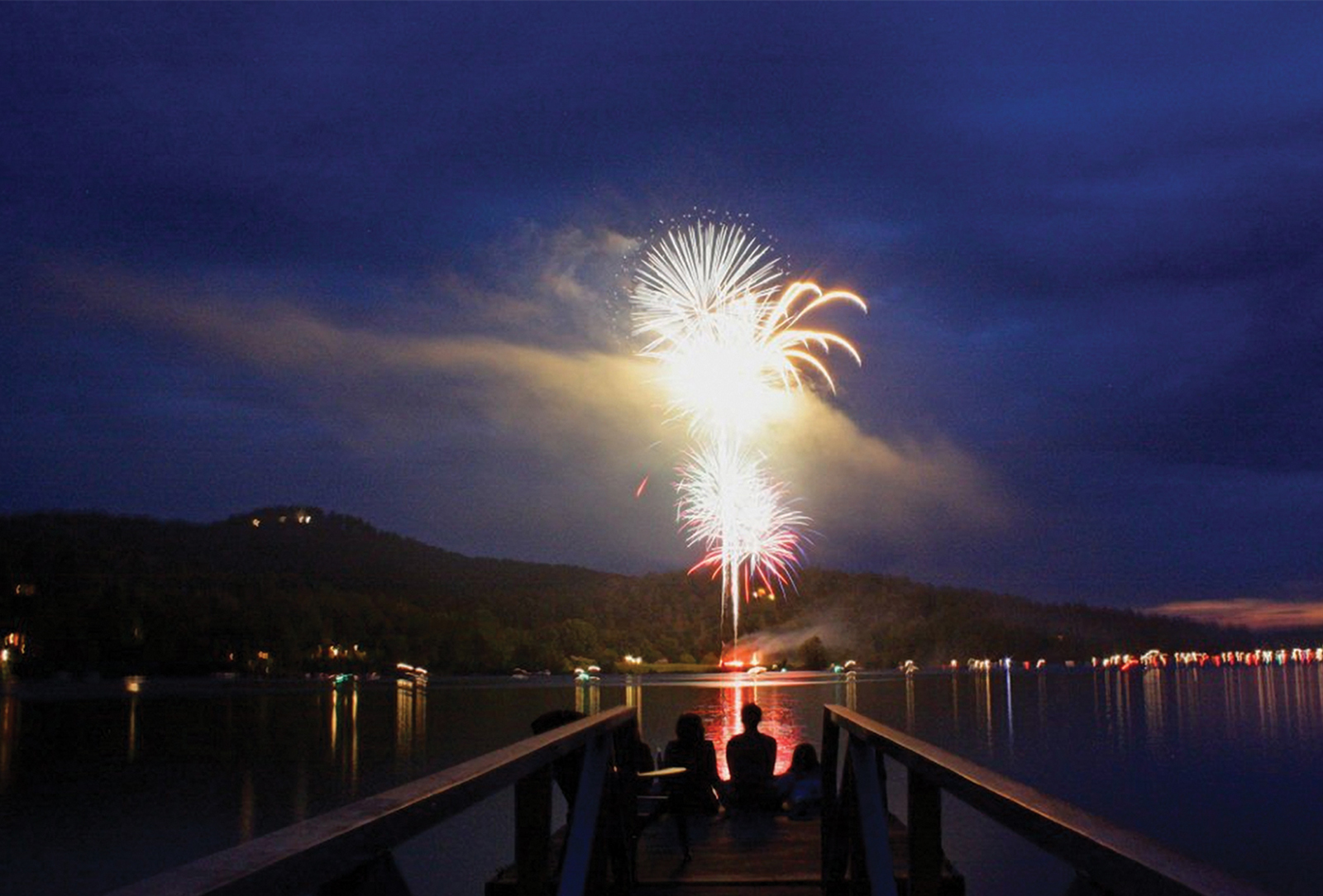 Lake Glenville fireworks nc