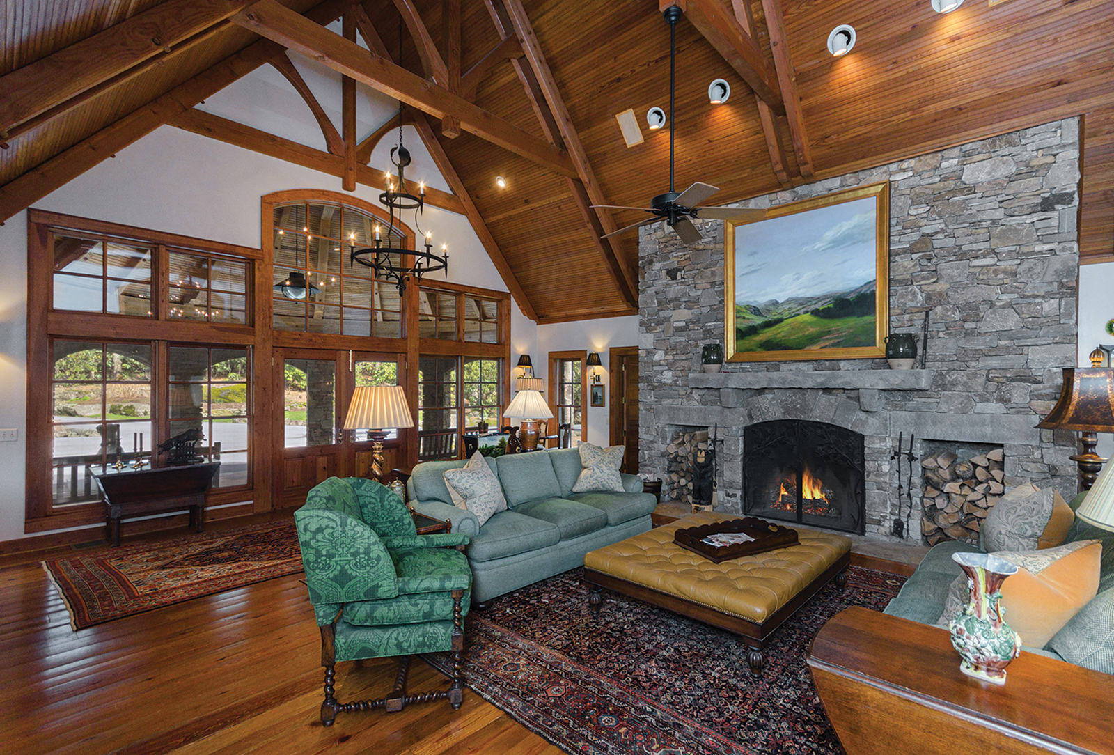 Home for sale in Cashiers NC - sitting area