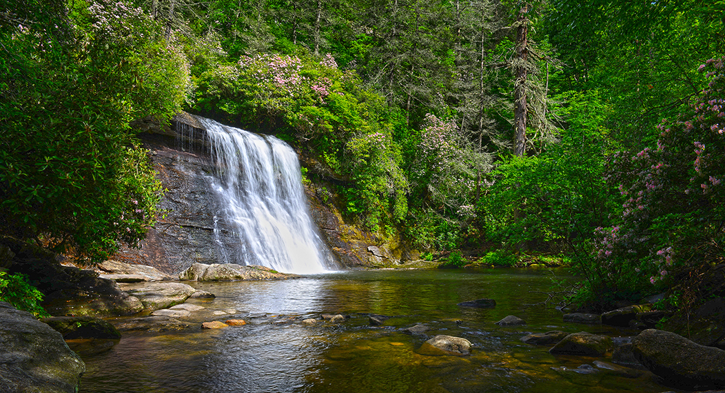 cashiers nc silver run falls