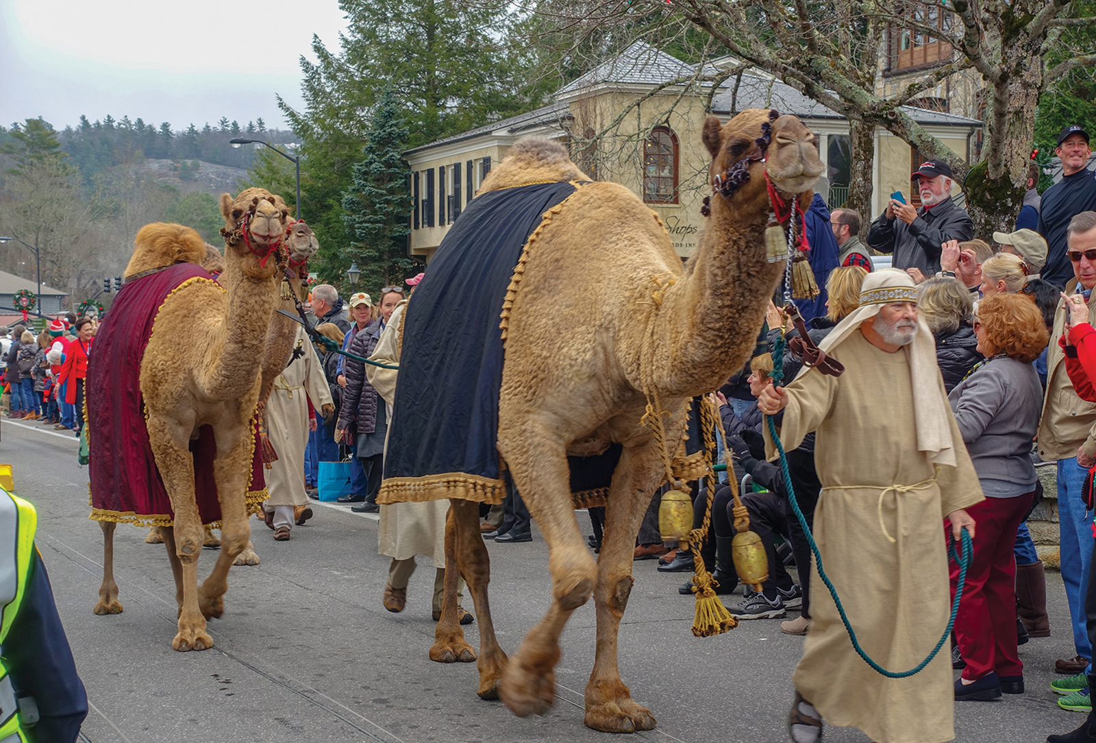 highlands nc christmas parade camel