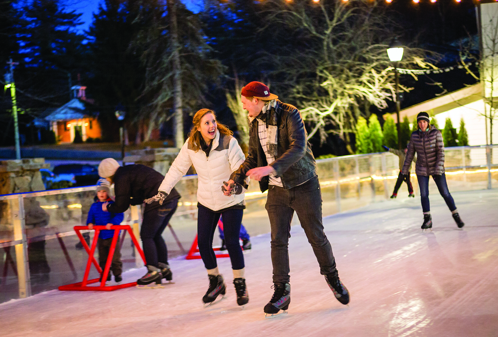 ice skating rink skaters the highlands north carolina