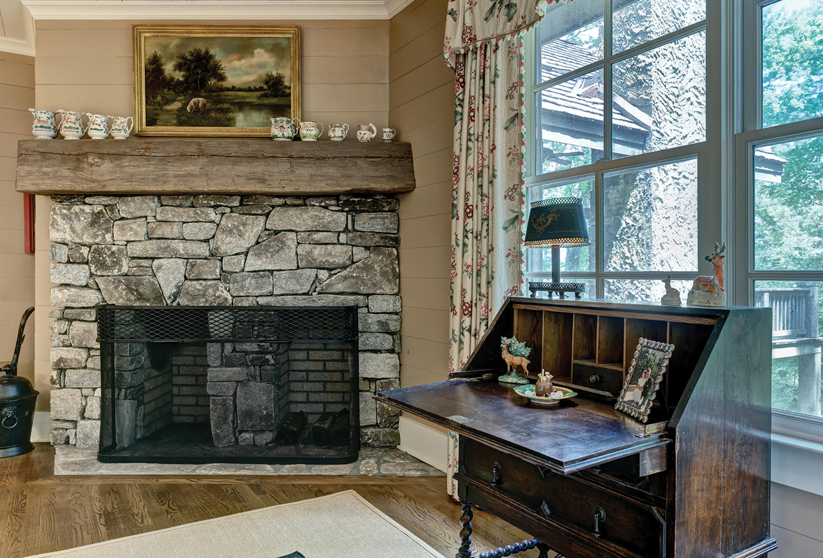 cashiers nc home for sale fireplace