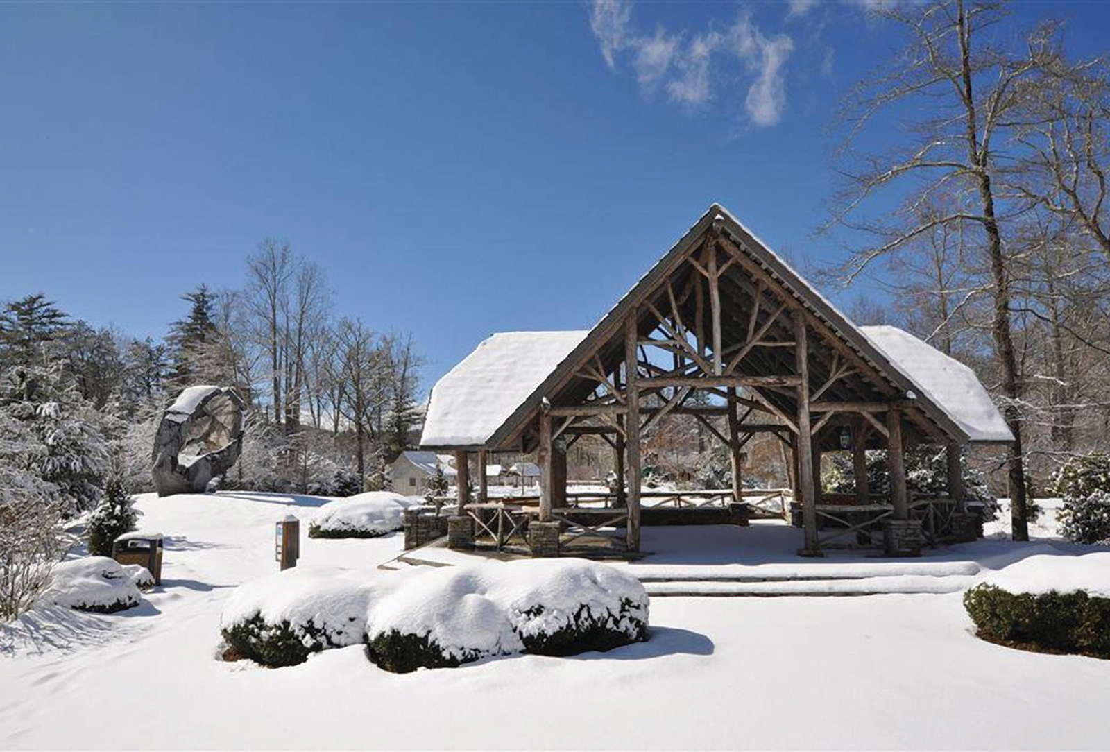 cashiers nc village green snow