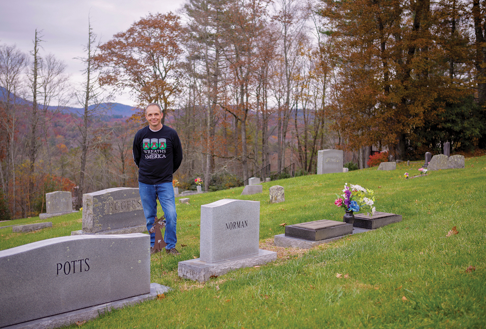 highlands nc wreaths across america phil potts