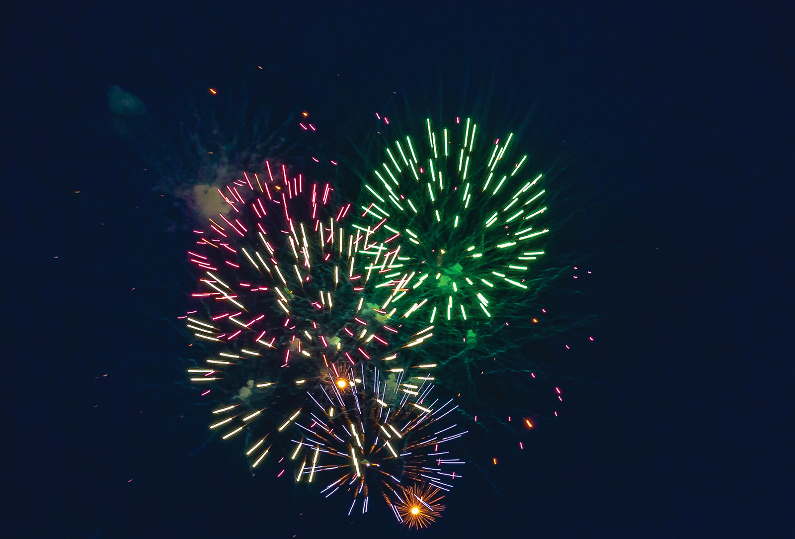 cashiers nc fireworks on the green display