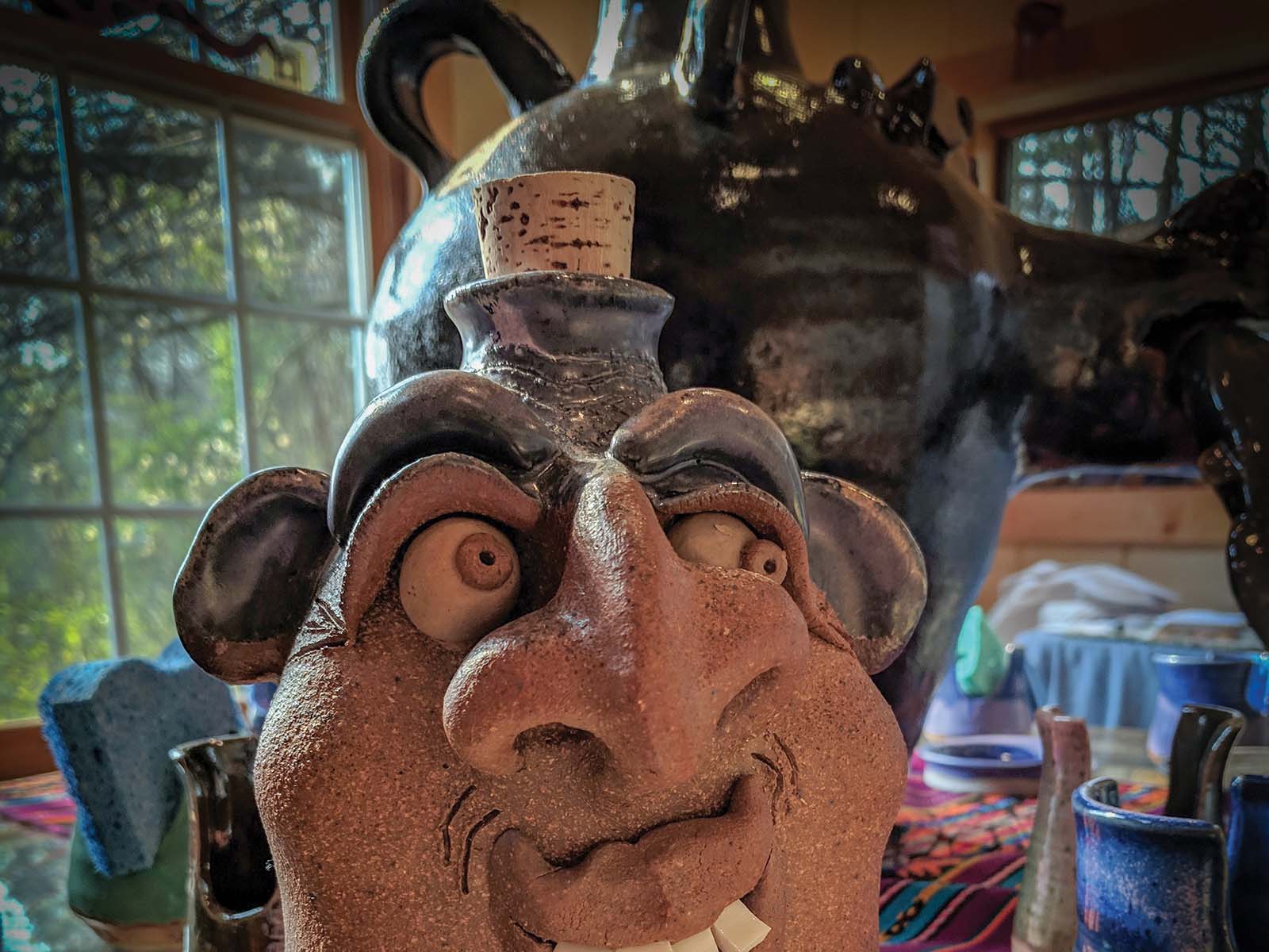 Face Jug Pottery