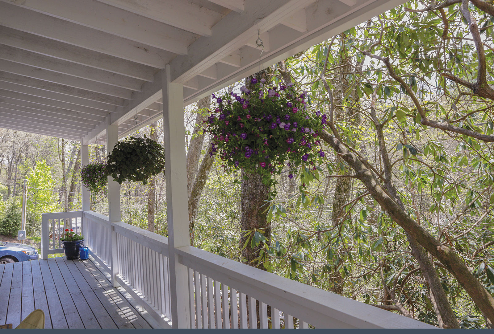 highlands nc tiny home porch