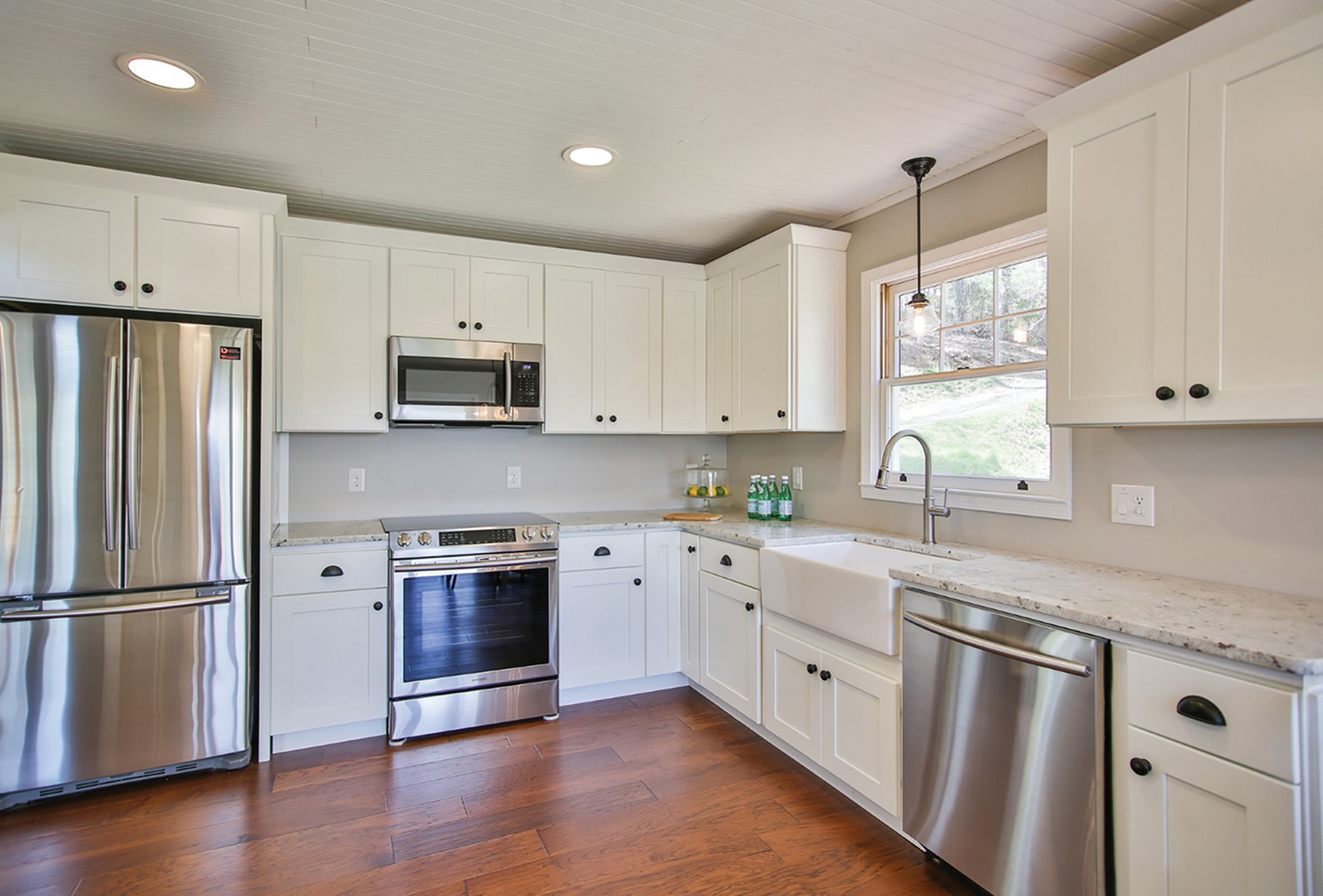 cashiers nc home for sale interior kitchen window after