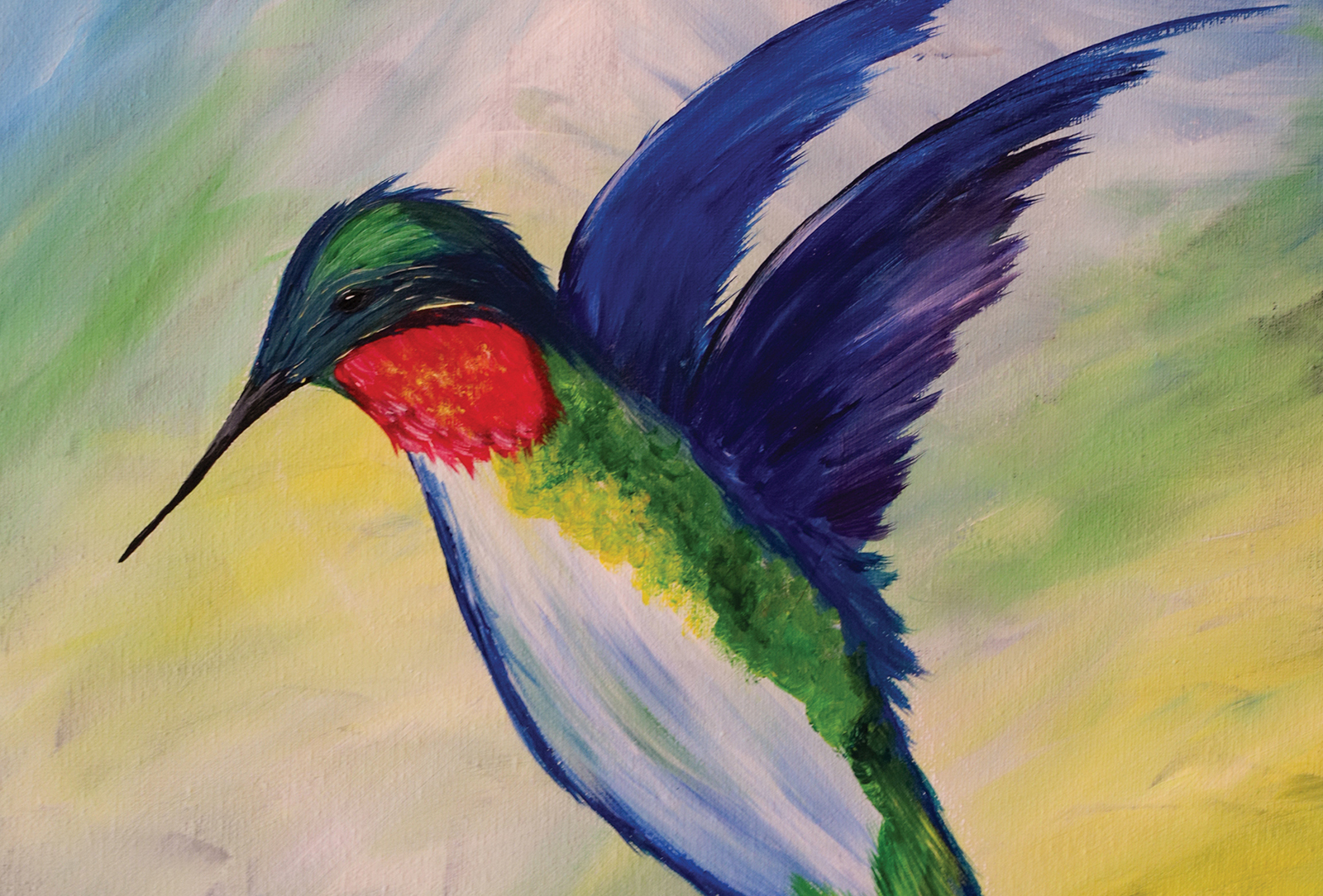 highlands nc easely an artist hummingbird