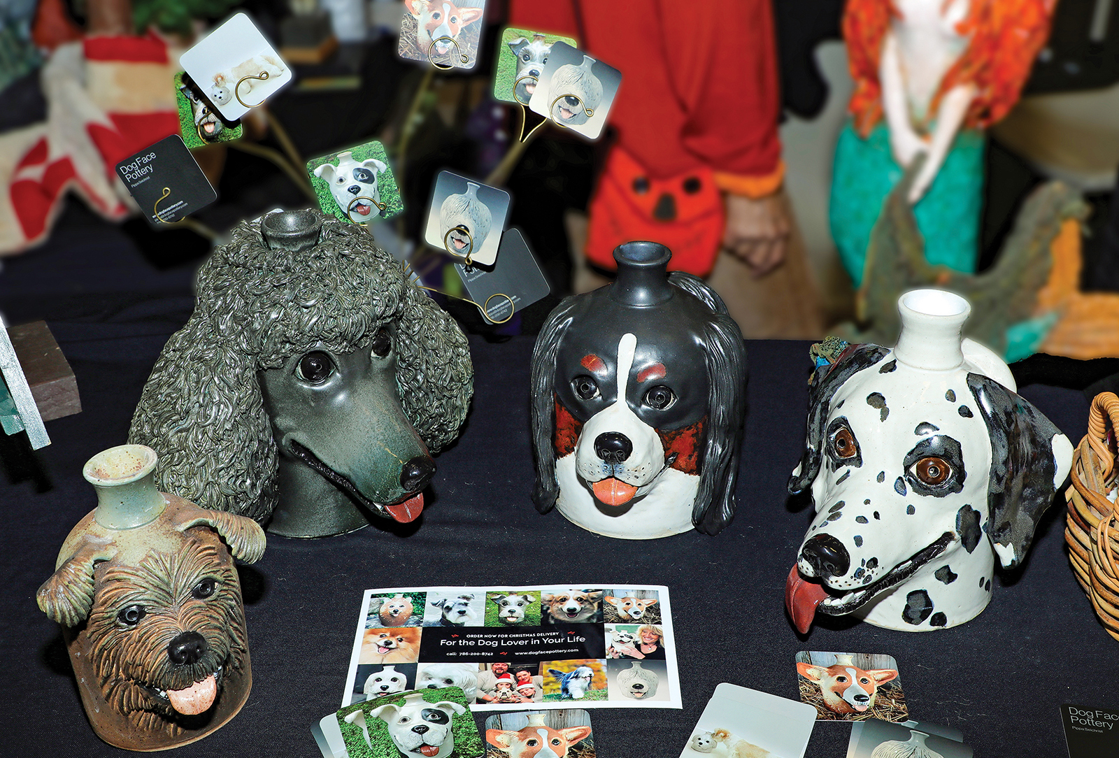 highlands nc highlands own craft show dog face pottery