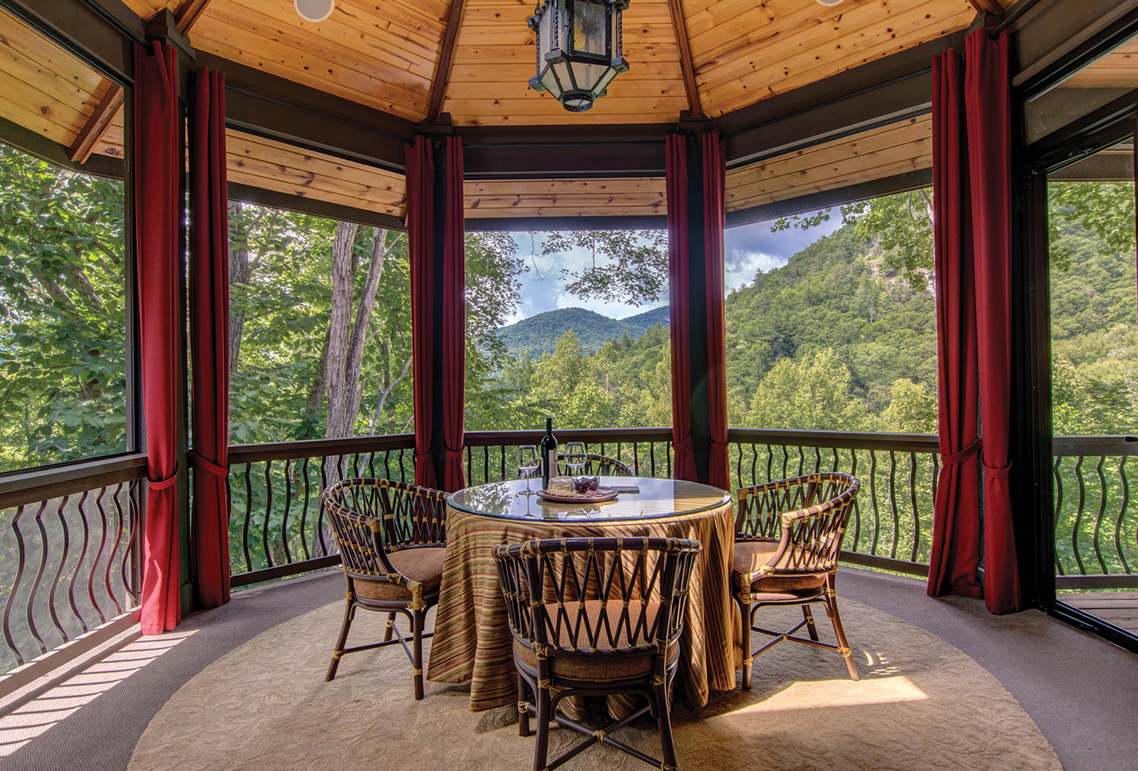 highlands nc home for sale pat allen realty exterior deck view