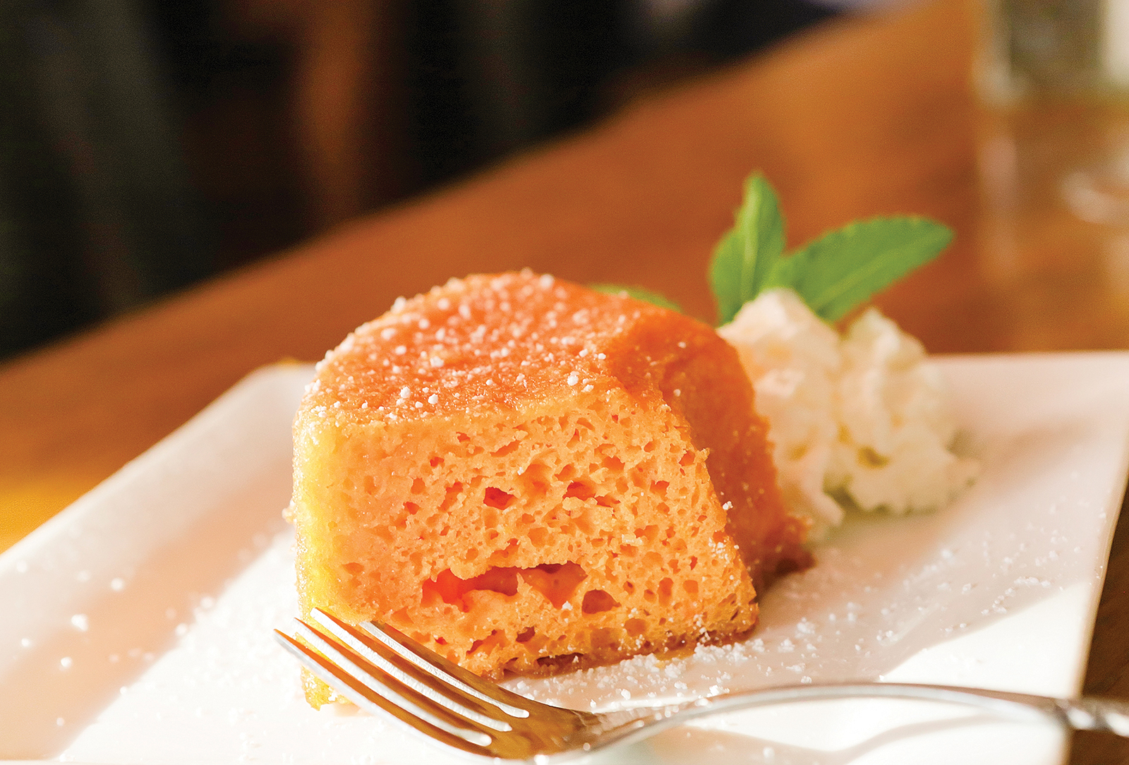 scaly mountain restaurant bellas orange cake
