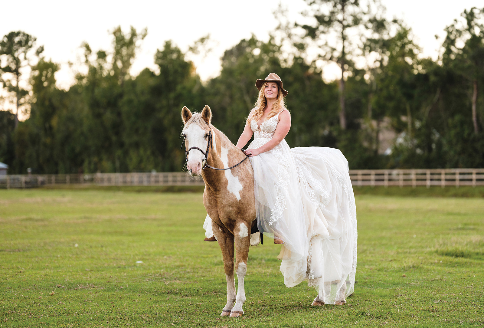 cashiers nc lonesome valley wedding bride horse
