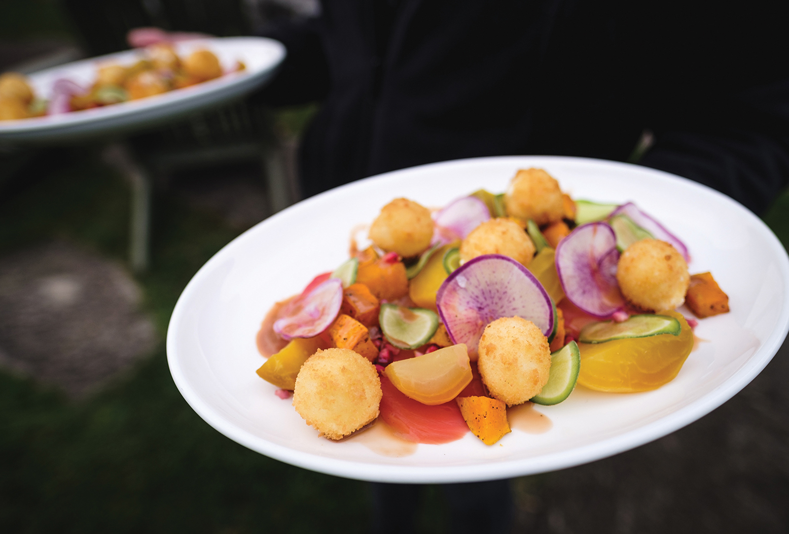 cashiers nc lonesome valley wedding reception salad