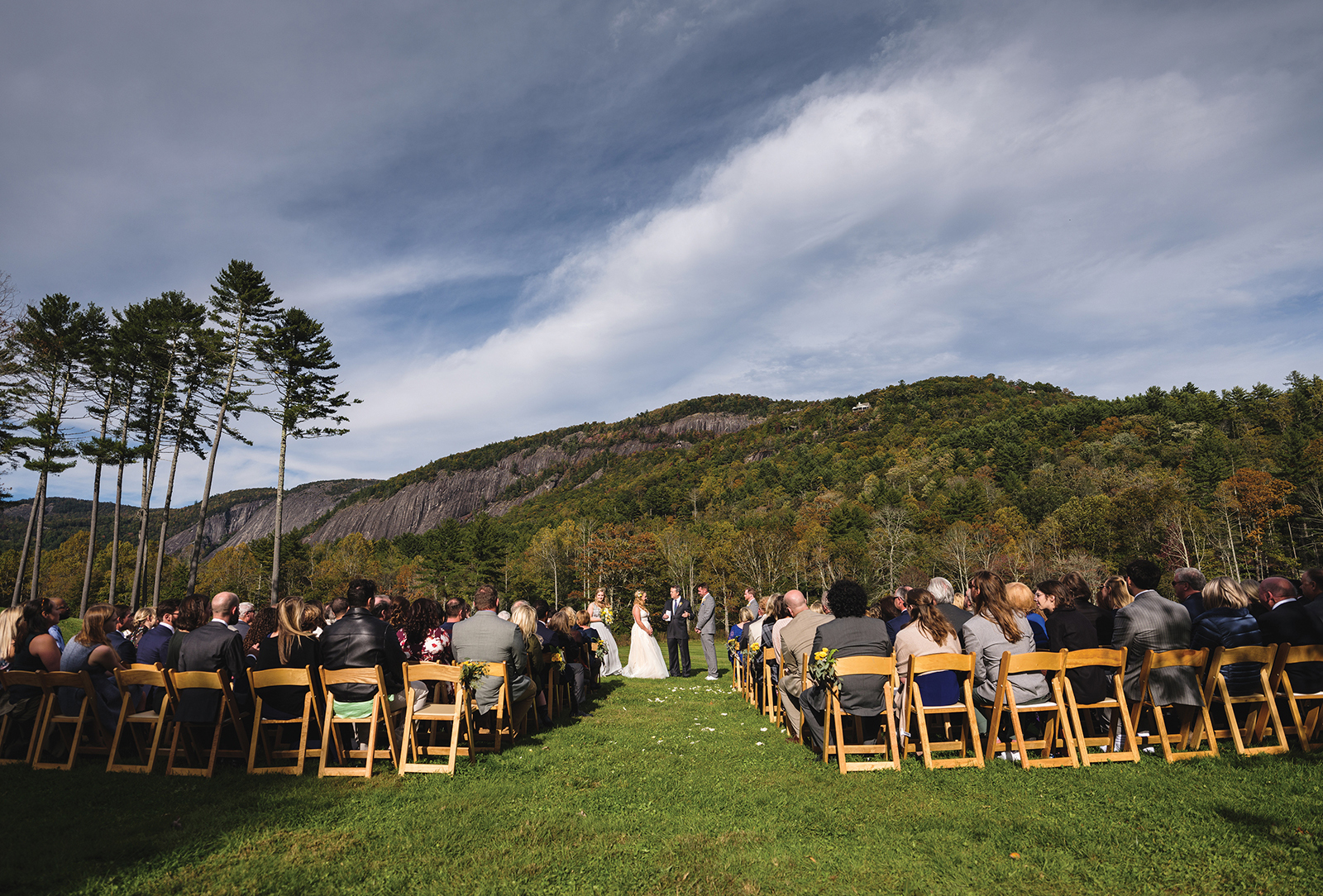 cashiers nc lonesome valley wedding view