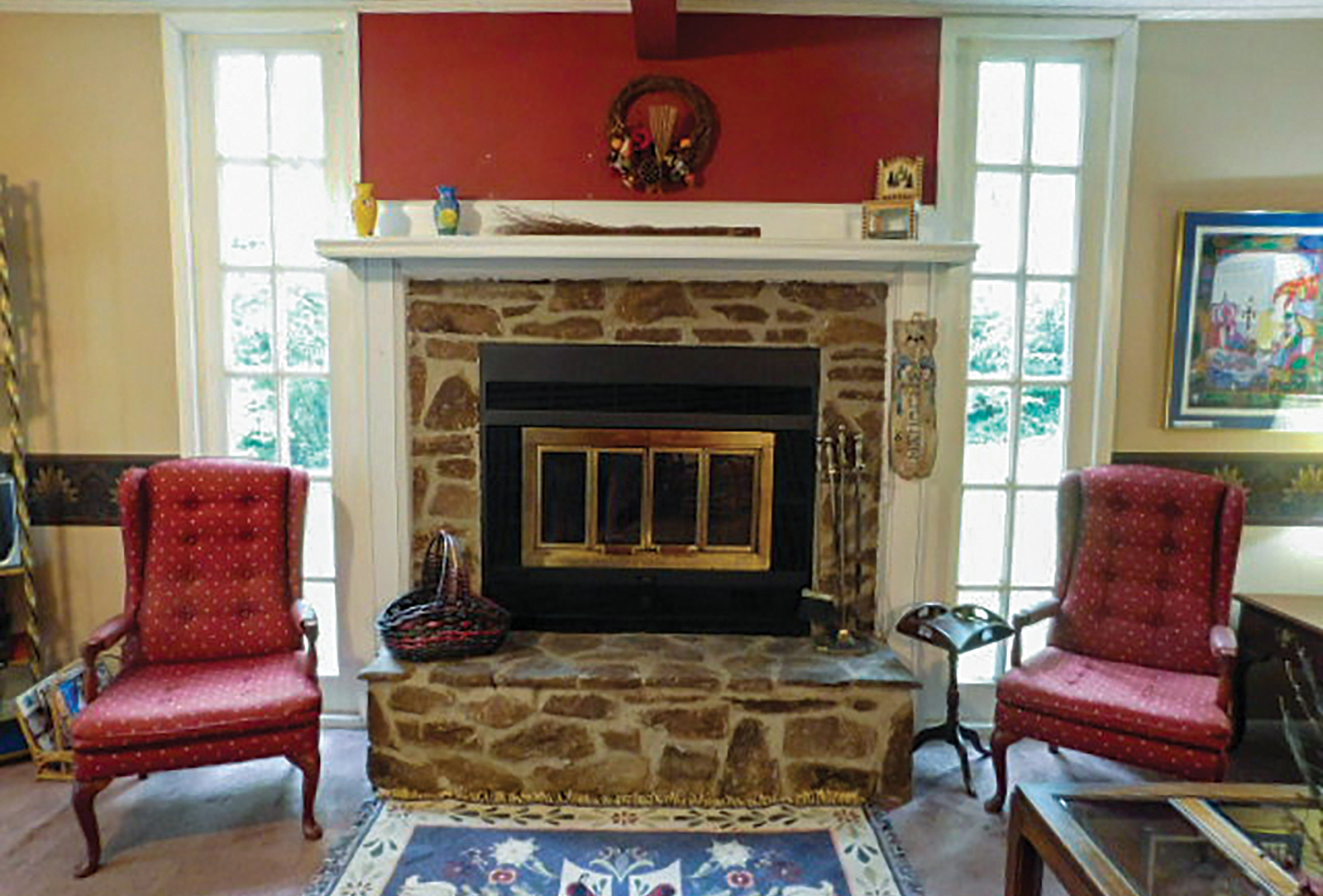highlands nc home for sale barbara newton fireplace