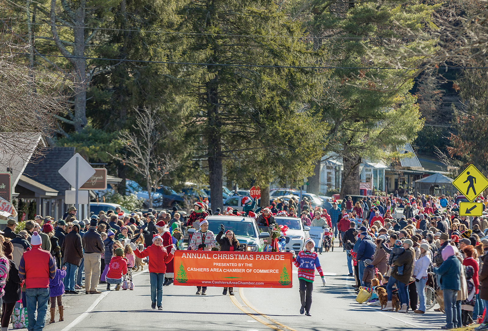 cashiers christmas parade nc banner