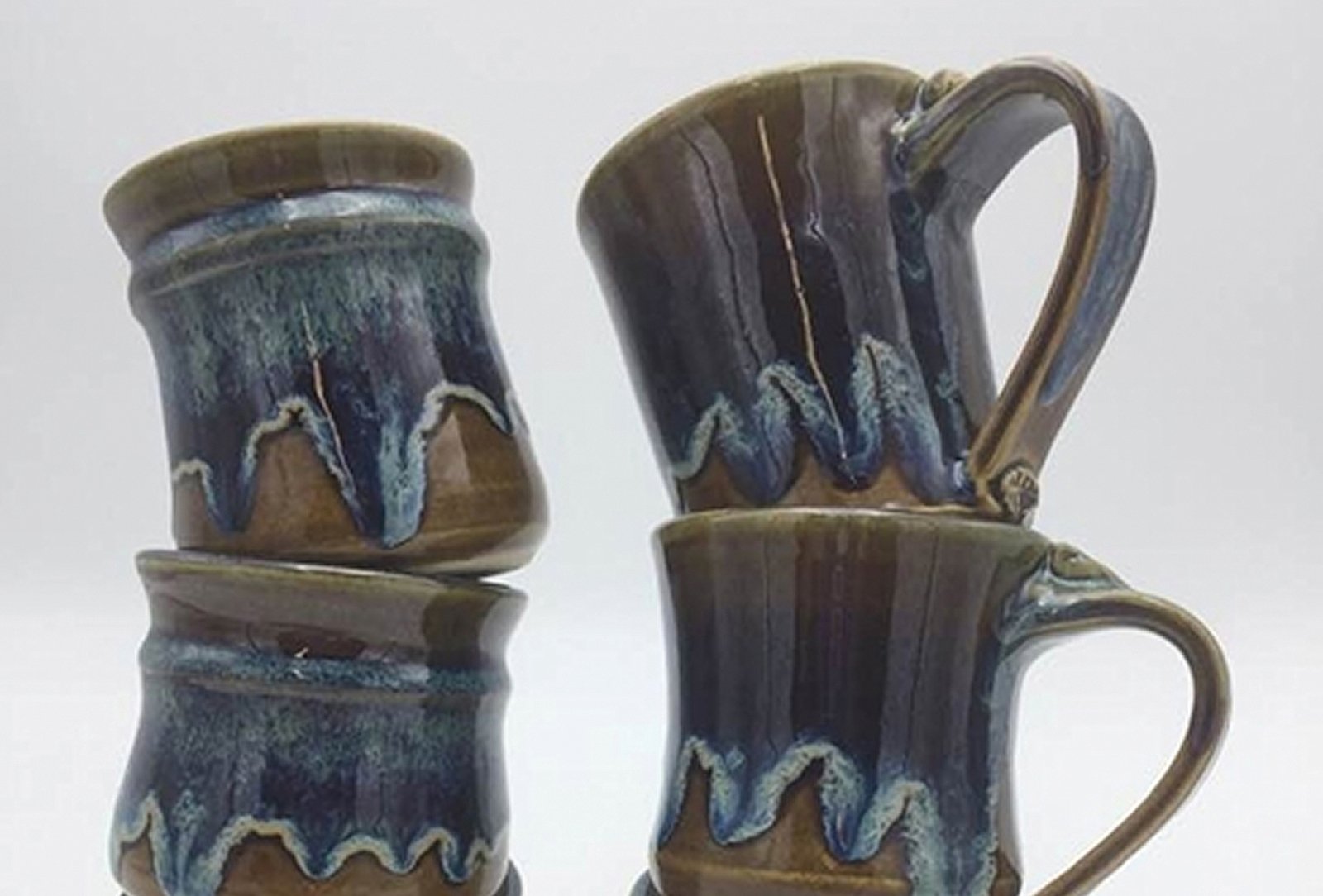 highlands-nc-artist-pottery-mugs