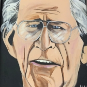 Portrait by A H Ludy of Howard Finster
