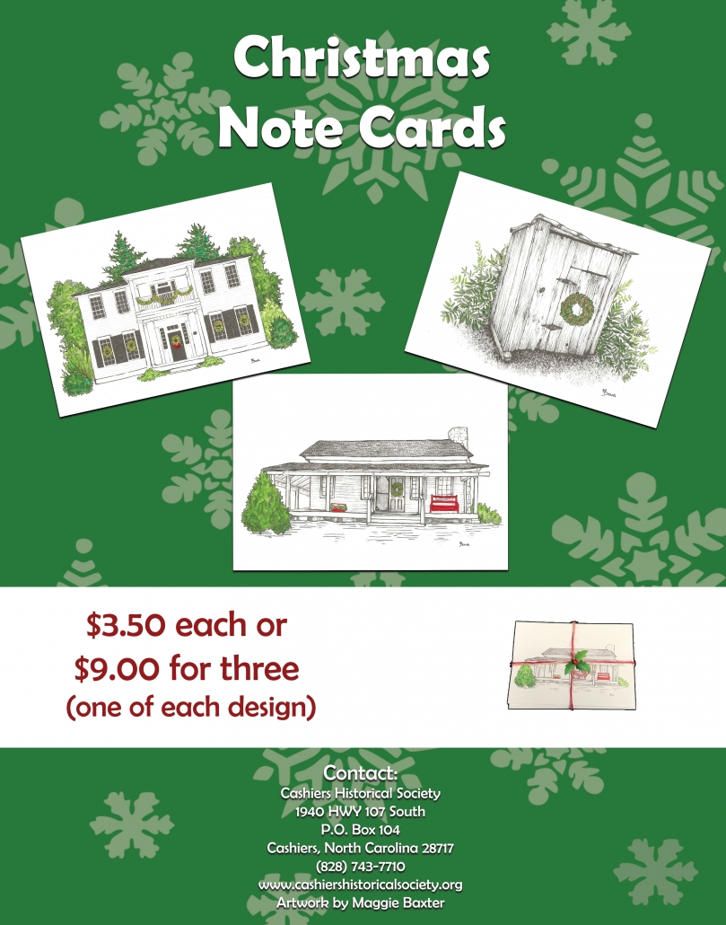 Cashiers Historical Society Notecards