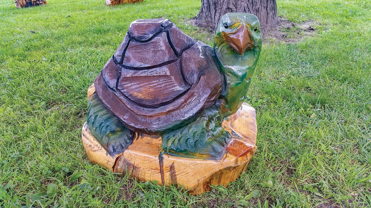 highlands-nc-chainsaw-artist-Dave0Ferrell-turtle