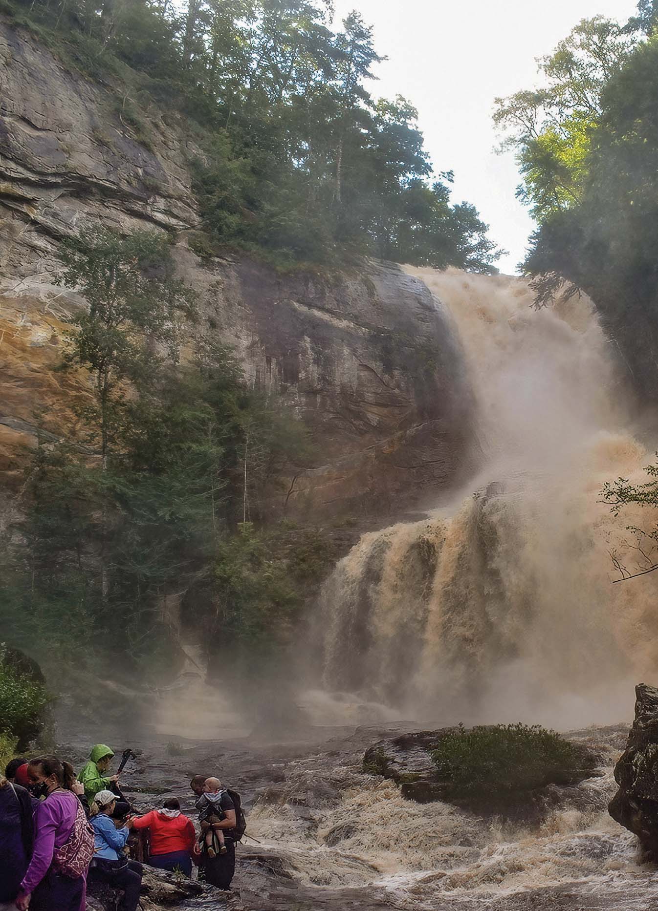 High-Falls Dam-release